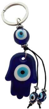 Fatima Evil Eye Keychain