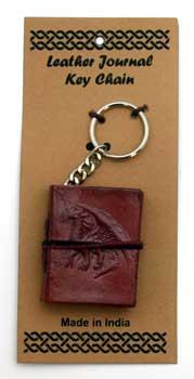 Dragon Leather Journal Key Chain