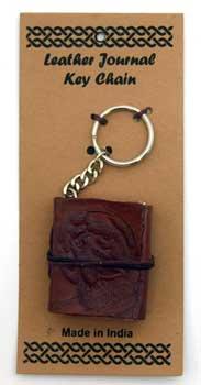 Wolf Leather Journal Key Chain