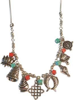 Buddhist 8 Lucky Symbol Necklace