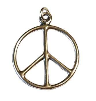 Peace Sign Sterling