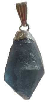 Fluorite, Rainbow Polished Pendant