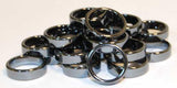 6mm Flat Hematite Rings (20-bag)