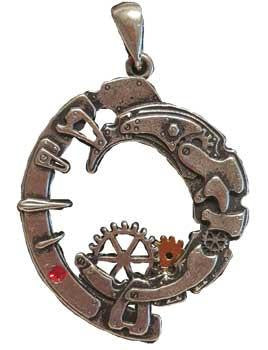 Steampunk Crescent Moon
