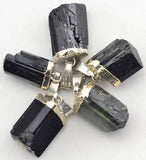 Black Tourmaline Untumbled