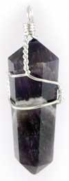 Amethyst Wire Wrapped Pencil
