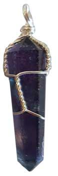 Wire Wrapped Fluorite Point