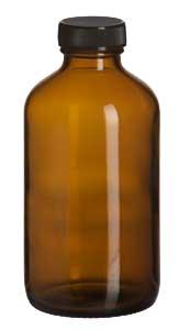 16oz Amber With Cap