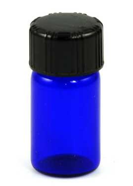 5-8dr Bottles Blue Round