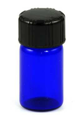 5-8dr Bottles Blue Round