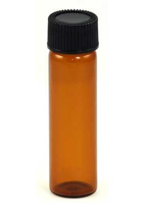 2dr Bottles Amber Round