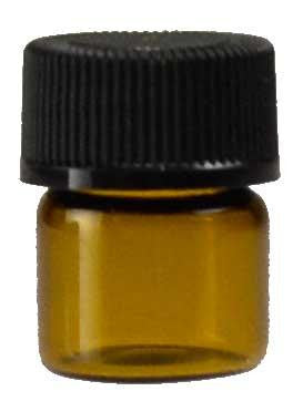1-3 Dr Bottle Amber Round