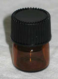 5-8dr Bottle Amber Round