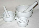 Mortar-pestle Set Of 3 White