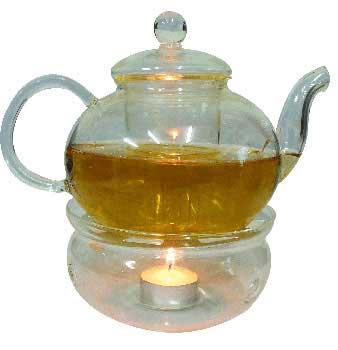 Glass Teapot W- Warmer