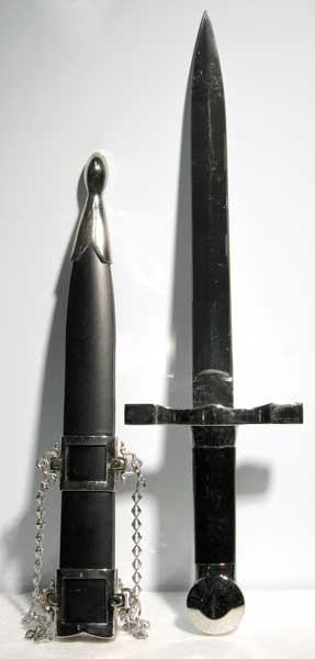 Black Handled Medieval Athame