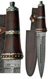 Dirk Wood Damascus Athame