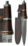 Dirk Wood Damascus Athame