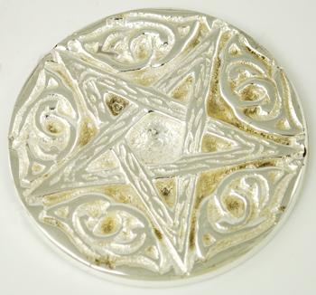 Woodland Pentagram Tile 3"