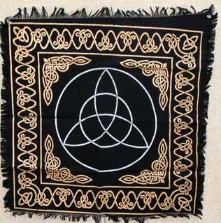 Triquetra Altar Or Tarot Cloth 24"x24"