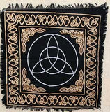 Triquetra Altar Or Tarot Cloth 24"x24"