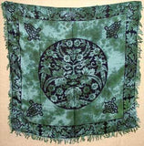 Greenman Altar-tarot Cloth 36" X 36"