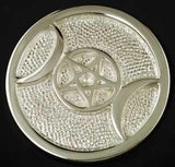 Triple Moon Altar Tile 3 1-2"