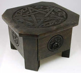 Celtic Pentagram Altar Table 7 1-2"