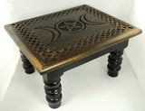 Triple Moon Altar Table 14" X 11" X 8"