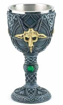 Goat Head Chalice 7 1-2"