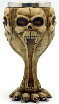 6 1-2" Skull Chalice