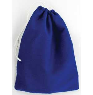 Blue Cotton Bag 3" X 4"
