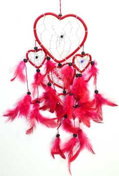 4 1-2" Hearts Dream Catcher