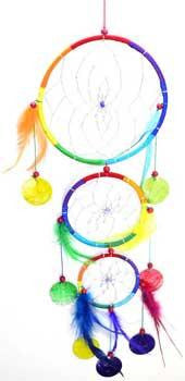 6" 3 Rings Dream Catcher