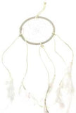 White Dream Catcher 4"