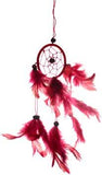 3" Red Dream Catcher