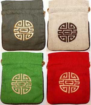 4 1-2"x 5 1-2" Embroidered Bag (4-pk)