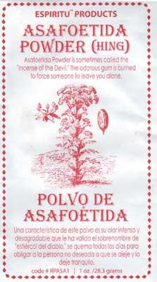 Asafoetida Pwd 1oz Envelope