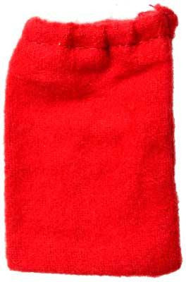 Red Cotton Bag 1 1-2" X 2 1-4"