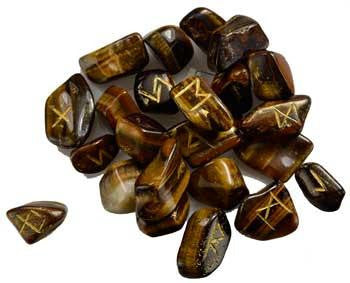 Tiger Eye Rune Set