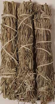 Ceremonial Smudge  3-pk 4"