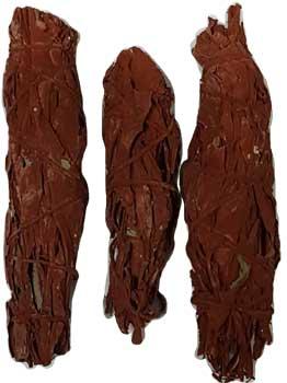 White Sage Dragon's Blood Smudge 3-pk 4"