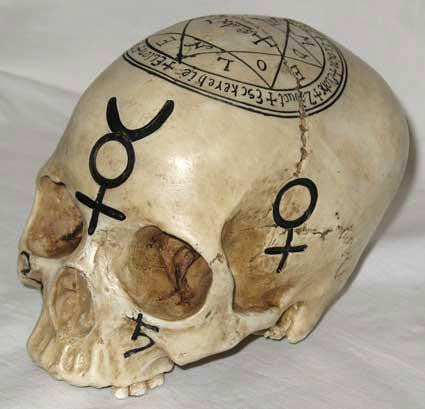 Skull: Pentagram (mystic)