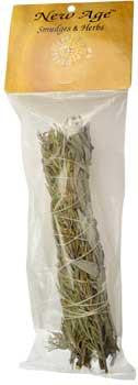 White Sage & Rosemary Smudge 8"