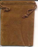 Bag Velveteen 3 X 4 Brown