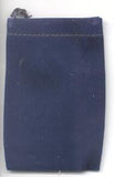 Bag Velveteen 3 X 4 Blue