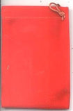Bag Velveteen 3 X 4 Red