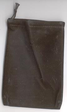 Bag Velveteen 4 X 5 1-2 Black