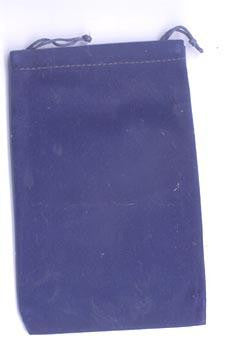 Bag Velveteen 4 X 5 1-2 Blue