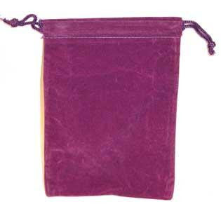 Bag Velveteen 4 X 5 1-2 Purple